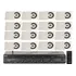 Amplificador Som Ambiente Slim 4500 + 16 Arandelas Plana 60w