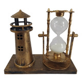 Ampulheta Decorativa Farol Luxo