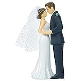 Amscan Enfeite De Bolo Bride & Groom | Festa De Casamento E Noivado, 11,4 Cm,topo De Bolo