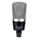Amw Amc1 Microfone Condensador Profissional Para Estúdio Loja Cor Preto