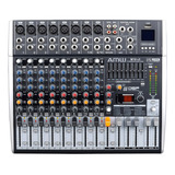 Amw M10 V3 Fx Mesa De Som 10 Canais Com 99 Efeitos Dsp Sub Grupos Aux Solo Mute Low Cut Hi-z Gravador No Player Insert E Interface De Áudio Usb 2x2 Na Parte De Trás ! Bivolt