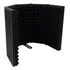 Amw Vb20 V2 Vocal Booth Para Pedestal Difusor Acústico Em Metal Com Espuma Interna Cor Preto
