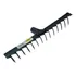 Ancinho Rastelo 14 Dentes Reforçado Forjado Sem Cabo Leve Pintura Eletrostática Afiado Tarza Ciscador Engaço Para Jardim
