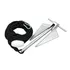 Ancora Danforth 5kg Galvanizada  kit Completo  Jetski Barco