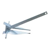 Âncora Danforth Aço Inox 7 Kg Com Corrente E Cabo Bom Estado
