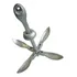 Ancora Em Aço Galvanizado Grapinel Folding Dobravel 1,5 Kg