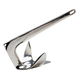 Âncora Em Aço Inox 316 Sem Solda Modelo Bruce Tam 15 Kg