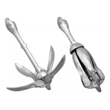 Âncora Folding Galvanizada 3 2kg P Barcos E Jet