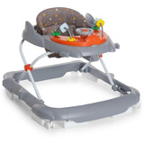 Andador Infantil Bebê Antiqueda Torino Cor Marrom E Laranja Galzerano