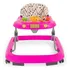 Andador Infantil Musical Disquinho Andajar Brinquedo Com Freio Até 12 Kg Safari Ll Rosa Tutti Baby