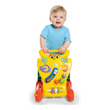 Andador Infantil Para Bebê Didático Feliz Tateti Cor Amarelo