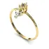 Anel 18k Brilhante Espírito Santo Diamante - Cor Ouro