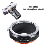 Anel Adaptador K&f Lente Fd Fl M4/3 Lumix Blackmagic Olympus