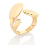 Anel Ajustavel Oval Com