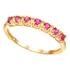 Anel Aliança Aparador Ouro 18k Pedras Safira Diamante Rubi
