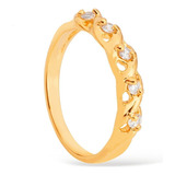 Anel Amouro Ouro Dourado