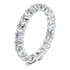Anel Aparador Aliança Prata 925 Cravejado Cristais Swarovski