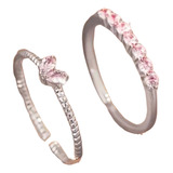 Anel Aparador Alianca Strass