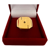 Anel Banhado A Ouro