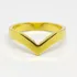 Anel Banhado A Ouro18k Feminino Mulher Maravilha + Brinde