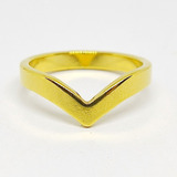 Anel Banhado A Ouro18k