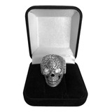 Anel Caveira Mexicana Zirconia