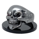 Anel Caveira Negra Cranio