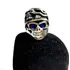 Anel Caveira Olho Azul Skull Dedeira Envio Imediato