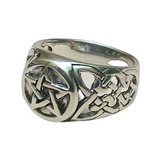 Anel Celta Triquetra Pentagrama
