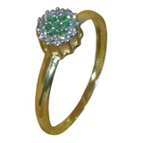 Anel Chuveiro Ouro Amarelo