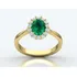 Anel Chuveiro Oval Ouro 18k