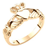 Anel Claddagh Classico Prata