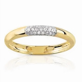 Anel Com Diamantes Ouro