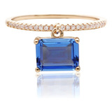 Anel Cristal Pingente London
