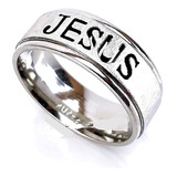Anel Cristao Jesus Vazado