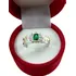 Anel De Formatura Feminino Prata 950 Emblema Ouro 18k 