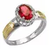 Anel De Formatura Feminino Prata De Lei Símbolos Ouro 18k
