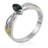 Anel De Formatura Feminino Prata Emblemas Ouro 18k Pedras 12