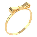 Anel De Lacinho Ouro