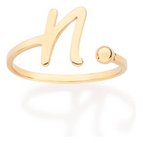 Anel De Letra 18k