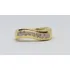 Anel De Ouro 18k 750 Com Brilhantes