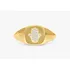 Anel De Ouro Delicado Sinette Hamsa Diamantes Brilhante Luxo