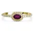 Anel De Ouro Rubi Solitario Diamantes Luxo Feminino Noivado