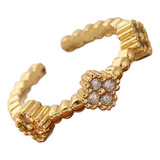 Anel De Zirconias Luxo