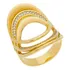 Anel Dourado Cleópatra Aro 14