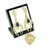 Anel E Brincos Cravejados Zirconias Banhado 790 791 792 793