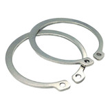 Anel Elástico Inox 14mm Externo   Kit Com 90 Peças 