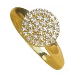 Anel Em Ouro Amarelo