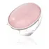Anel Em Prata 950 Feminino Modelo Vazado Com Pedra Natural 