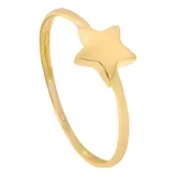 Anel Estrela Em Ouro